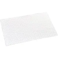 Kesper tafel placemats/onderleggers - 8x - wit - 29 x 43 cm - Diner/ontbijt - kunststof - geweven