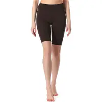 Merry Style Dames Leggings - Sport - Vrijetijdsbroek - Korte - Viscose - MS-MS10-219-LE - Bruin - XL