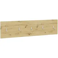 Huisenthuis.nl Kapstokpaneel Zeger Artisan Eiken - N - Breedte 10.9 cm - Diepte 0.2 cm - Hoogte 2.8 cm