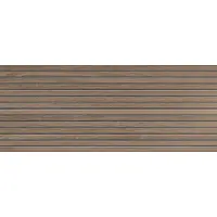 Navale Jug wandtegel 120x40cm eiken donker geribbeld gerectificeerd