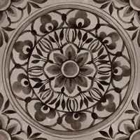 Valence Technology Lunessa vloertegel 20x20cm grijs met bloemen