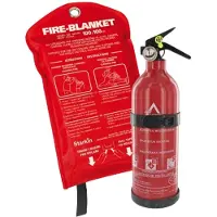 TCP Brandblusser met manometer 1 kg met blusdeken