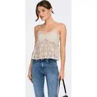 ONLY Top 'ONLALBINA' beige