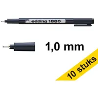 Edding Aanbieding: 10x 1880 drawliner (1,0 mm)