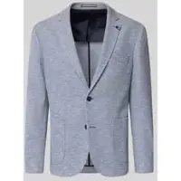 Bugatti Slim fit 2-knoops colbert met reverskraag