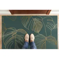 Coloray Deurmat voor binnen - Groente Design Deurmat - Monstera Bladeren Deur Etree - Wasbare Deurmat - Deurmat Groot - 150x100 cm