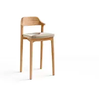 Suns Pemba Barstoel laag Teak/Mat