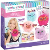 Make It Real - Bringing Creativity to Life - Set voor het maken van sleutelhangers - Pluizige vriend