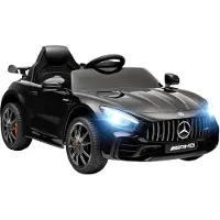 AIYAPLAY Elektrische kinderauto Kunststof, Metaal 108L x 67B x 46H cm Zwart