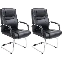 CLP Set van 2 stoelen Attila met metalen frame, grijs