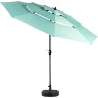 Sweiko Parasol - 3 niveaus - Automatisch sturen - Kantelbaar - Zonder Voet - Lichtgroen