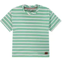 Babyface gestreept T-shirt groen Jongens Stretchkatoen Ronde hals Streep - maat 80