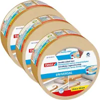 TESA Universal Serie - Dubbelzijdige Tapijtband - 25m x 50mm - 3 Stuks
