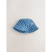 Next - Jongens - Schaakbord vissershoedje - Blauw