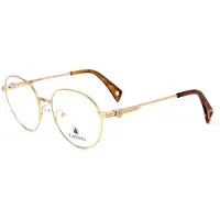Lanvin LNV2107 51/17/140 Gele gouden Metalen Bril voor Vrouwen LNV2107