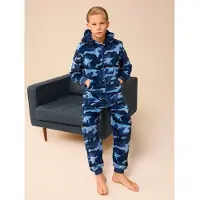 Next Nachtkledij lichtblauw / donkerblauw / zwart