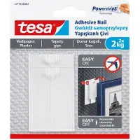 TESA - Zelfklevende Spijker voor Behang en Pleisterwerk - Wit - 2kg x 2