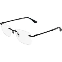 Lacoste L2324 54/20/145 Matte zwarte Metalen Zonnebril MAN L2324