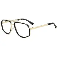 Dsquared2 D2 0191 Black gold 56/18/145 MAN Brilmonturen