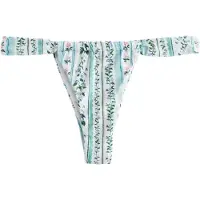 Next Bikinibroek pastelblauw / donkergroen / rosa / wit