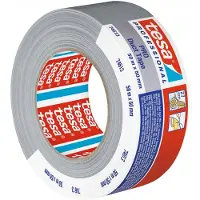 TESA - Duct Tape - Zilver - 50m x 50mm - Waterdicht