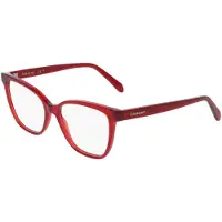Ferragamo Bril - - SF3062 - Transparant bordeaux - Acetaat - 54 mm