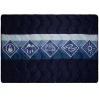Wave Hawaii - Multifunc Outdoor Blanket D2 - Deken 200 x 140 cm, blauw