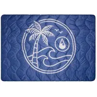 Wave Hawaii - Multifunc Outdoor Blanket D6 - Deken 200 x 140 cm, blauw