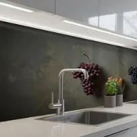 KitchenYeah Keuken achterwand 150x60 cm - Spatscherm zelfklevend Druiven - Kleurrijk - Muur - Muurbeschermer - Spatwand fornuis