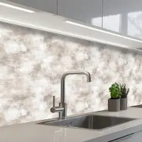 KitchenYeah Keuken achterwand 150x80 cm - Spatscherm zelfklevend Organisch - Patroon - Gemêleerd - Muurbeschermer - Spatwand fornuis