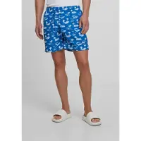 Urban Classics Zwemshorts blauw / wit