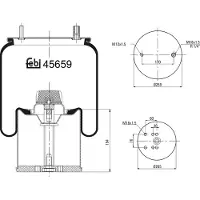 FEBI BILSTEIN 45659 Veerbalg, luchtvering