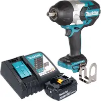 Makita DTW 1004 RM1 accu slagmoersleutel 18 V 1050 Nm 1/2" borstelloos + 1x oplaadbare accu 4.0 Ah + lader