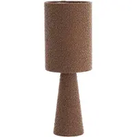 Light & Living Boucle schemerlamp Micky 58cm - bruin
