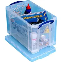 Really Useful Box Box, opbergbox, 24 liter, transparant