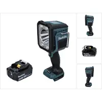 Makita DML 812 M1 Batterij LED handlamp Zaklamp 18 V 1250 lm + 1x batterij 4.0 Ah - zonder