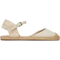 Ralph Lauren Espadrilles 'ROBBY' lichtbeige / wit