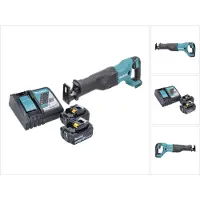 Makita Sabelzaag, DJR 186 RM Accu Reciprozaag 18 V + 2x Accu 4.0 Ah + Lader
