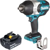 Makita DTW 1004 M1 accu slagmoersleutel 18 V 1050 Nm 1/2" borstelloos + 1x oplaadbare accu 4.0 Ah - zonder oplader