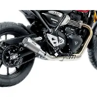 Leovince Lv-10 Triumph Scrambler 400 X Abs 24-26/speed 400 Abs 24-26 Niet Gehomologeerde Demper