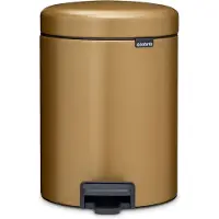 Brabantia pedaalemmer NewIcon 5 liter warm brass