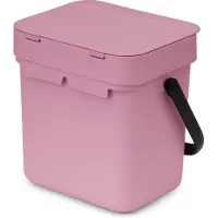 Brabantia Sort & Go afvalemmer 3 liter lilac pink