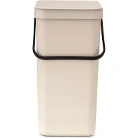 Brabantia Afvalemmer Sort & Go 16L Zacht beige