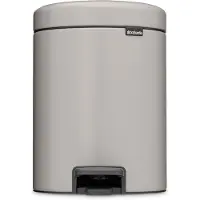 Brabantia New Icon pedaalemmer 5 liter Zacht grijs