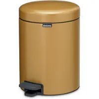 Brabantia pedaalemmer NewIcon 5 liter warm gold