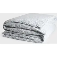 Yumeko Dekbedovertrek Gewassen Linnen 200x200 Blauw - Eco, Bio & Fairtrade