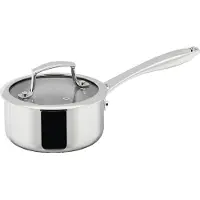 Dorre Trivence steelpan Roestvrij staal, glazen deksel, 1 L