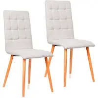 Furniture Style Nadia Stoelenset 75.5x75x24.4 Cm 4 Eenheden
