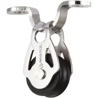Tersma Stand Up Block Single Pulley 16 Mm Zilver
