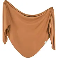 Copper Pearl Camel Knit 116x116 Cm Knit Muslin Bruin Kinderen